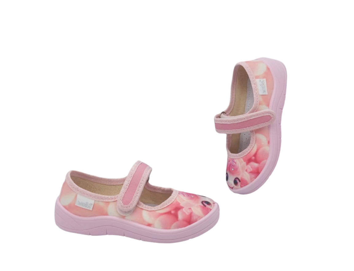 Тапочки для дівчаток Waldi 360-612/24 на липучках р. 24 Рожевий - фото 4
