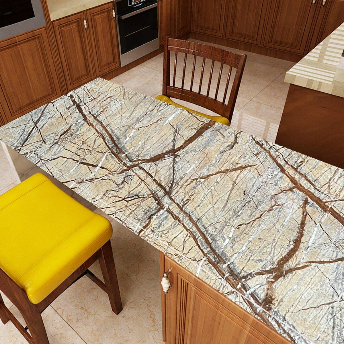 Пленка самоклеящаяся 0,45х10 м х0,07 мм Бежевый мрамор SW-00001278 - фото 5 Пленка самоклеящаяся 0,45х10 м х0,07 мм Бежевый мрамор SW-00001278 - фото 5