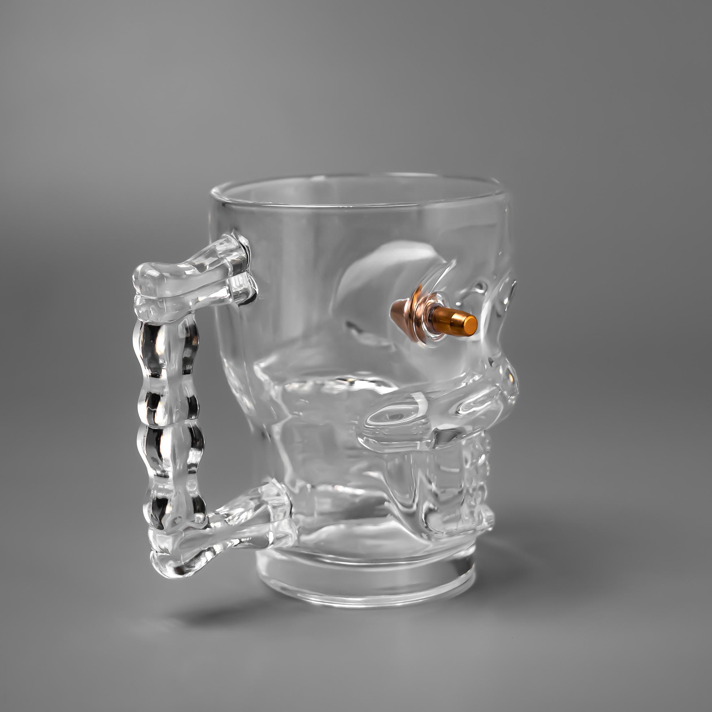 Кружка пивная Череп с шаром (26296614) - фото 3