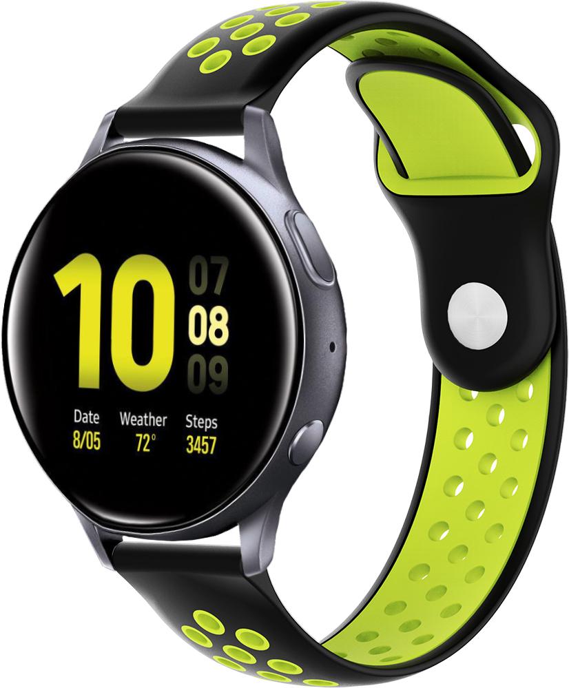 Ремешок Sport для Galaxy Watch Active 2 40/44 мм Black Green (23035-4A)