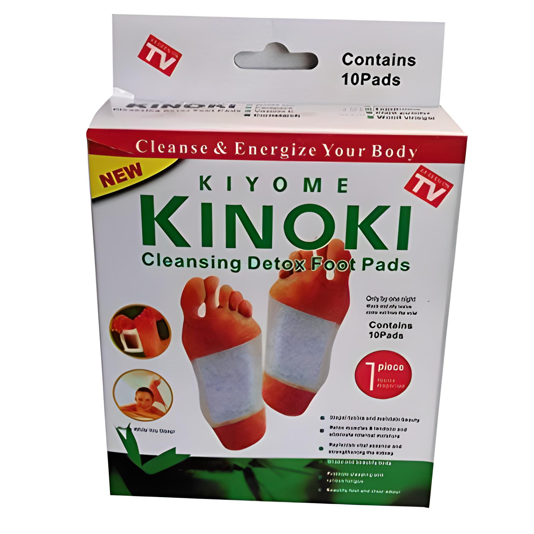 Пластырь детоксикационный для ног Kinoki Cleansing Detox Foot Pads 10 шт. (347374)