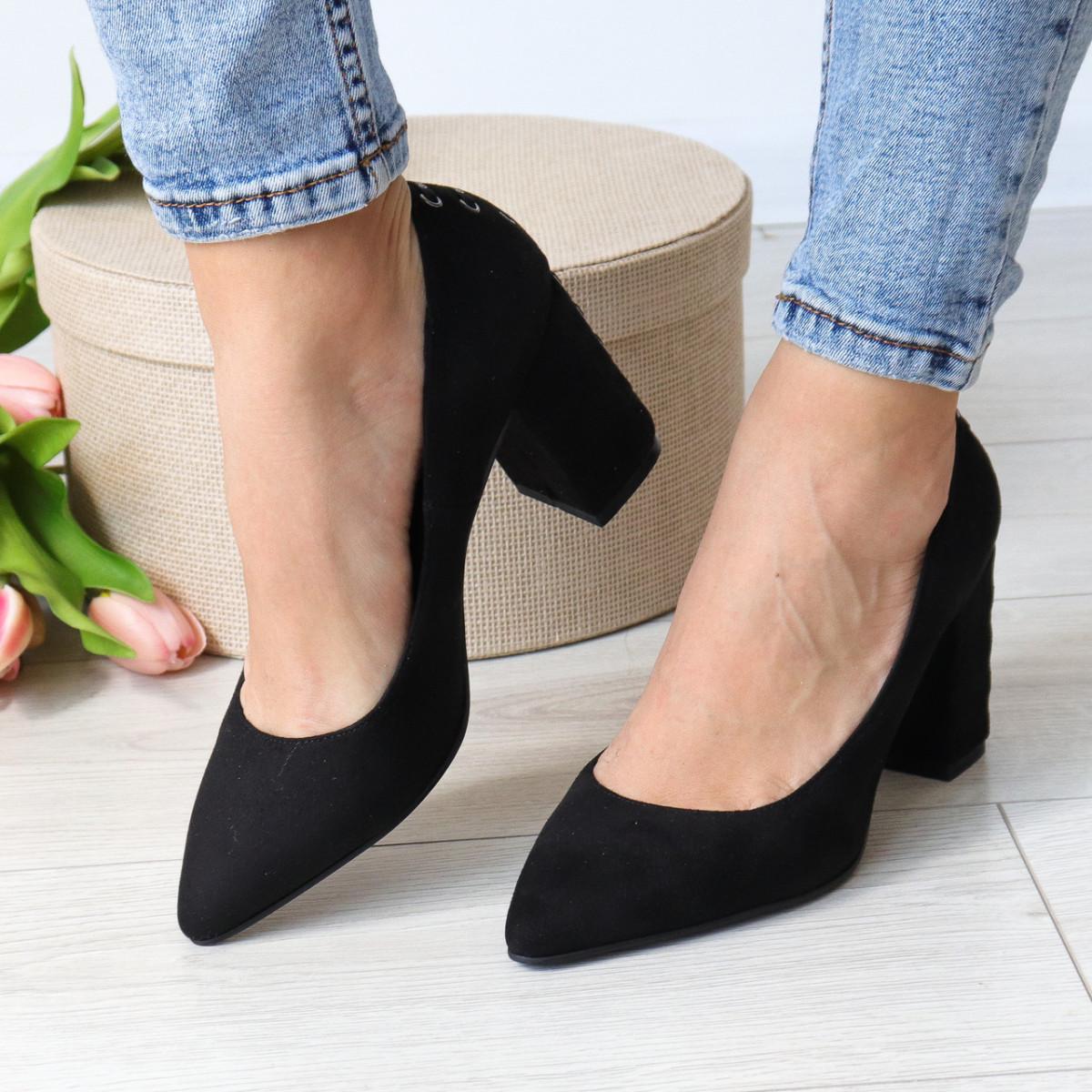 Туфли женские Fashion р. 37 24 см Черный (3145)