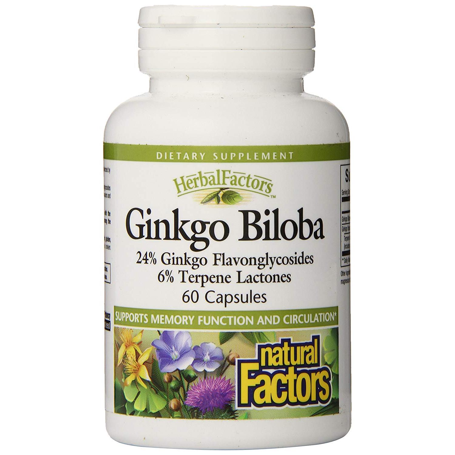 Добавка натуральная Ginkgo Biloba 60 мг 60 капсул