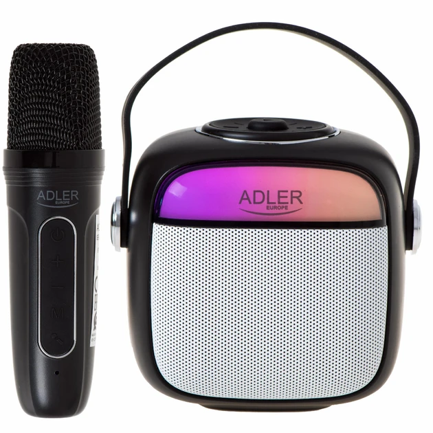 Набор для караоке Adler AD 1199 SD/USB/AUX/Bluetooth Black (5905575902429) Набор для караоке Adler AD 1199 SD/USB/AUX/Bluetooth Black (5905575902429)