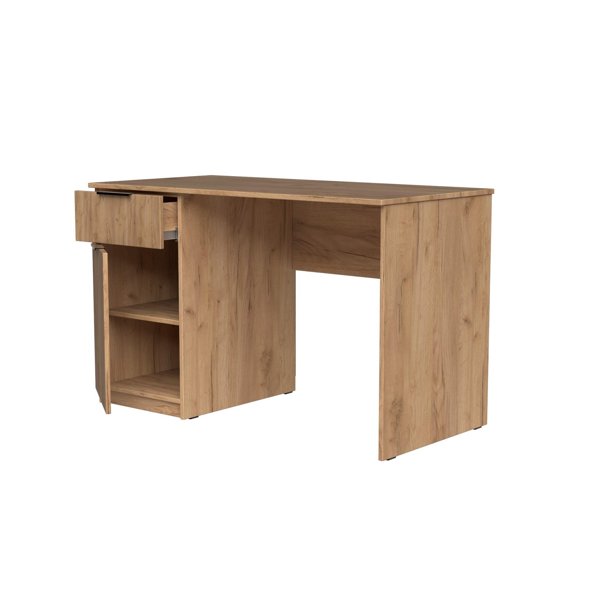 Стол письменный СП3 1Я1Д SENAM 750х1100х600 мм ДСП Дуб Крафт Золотой - фото 4 Стол письменный СП3 1Я1Д SENAM 750х1100х600 мм ДСП Дуб Крафт Золотой - фото 4