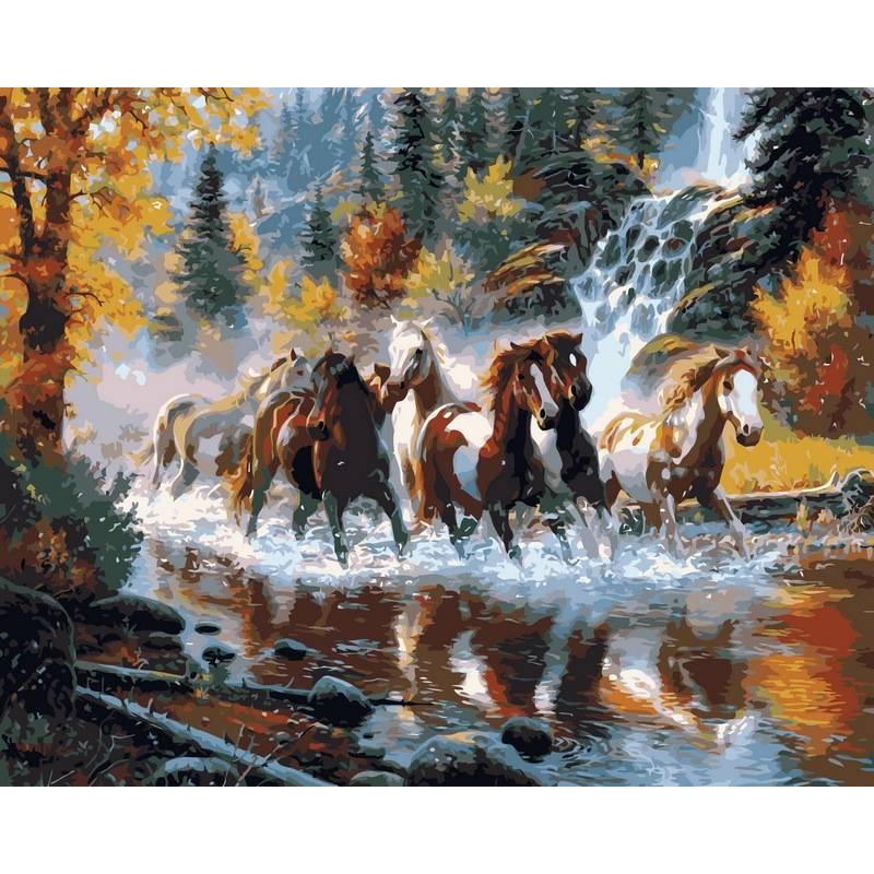 Картины по номерам с лошадьми