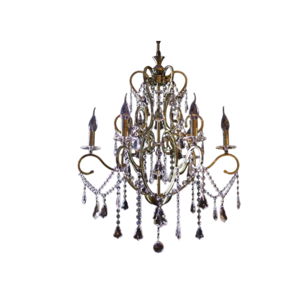 Люстра 50165/6 AB/WT на 6 ламп Бронзовий (2606998832)