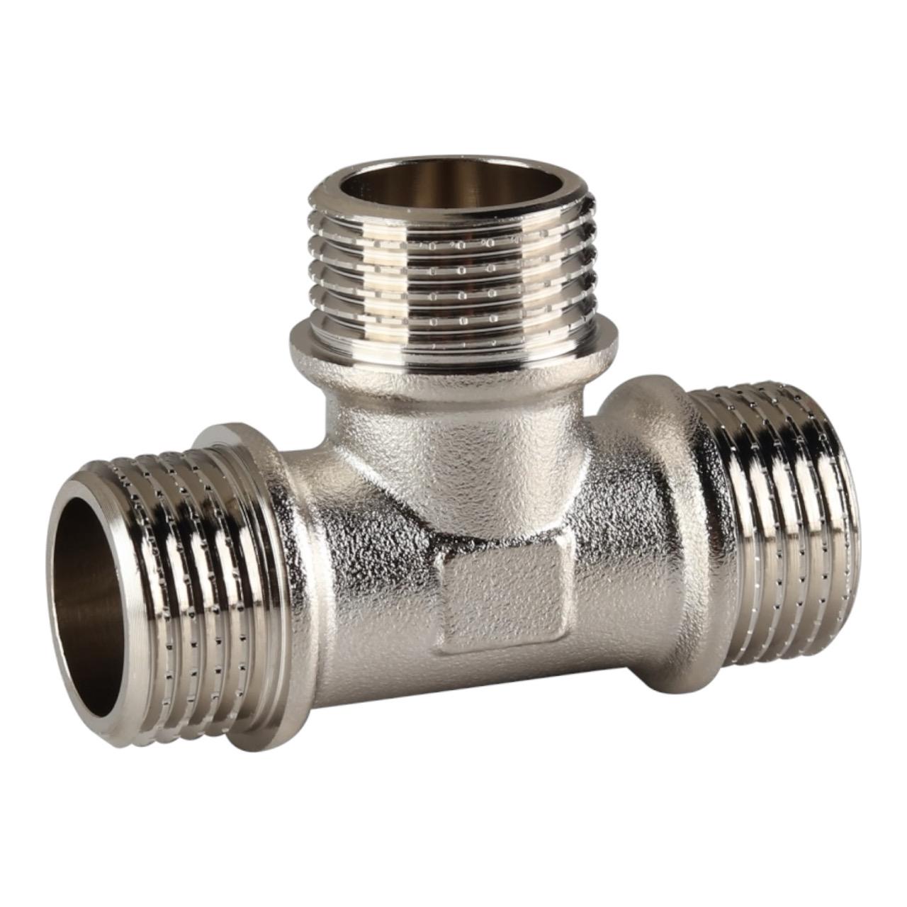 Тройник REIGER 1/2" ННН никель (00-00009471)