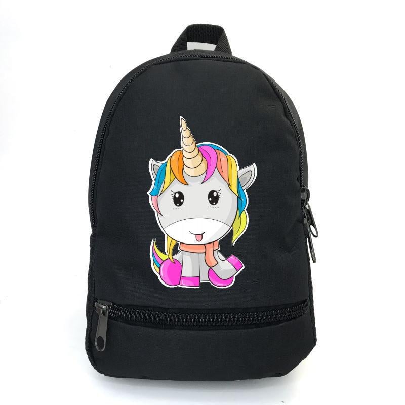 Школьный рюкзак детский Cappuccino Toys EDN-0033 с принтом Unicorn 12,5 л Черный (1369989271)