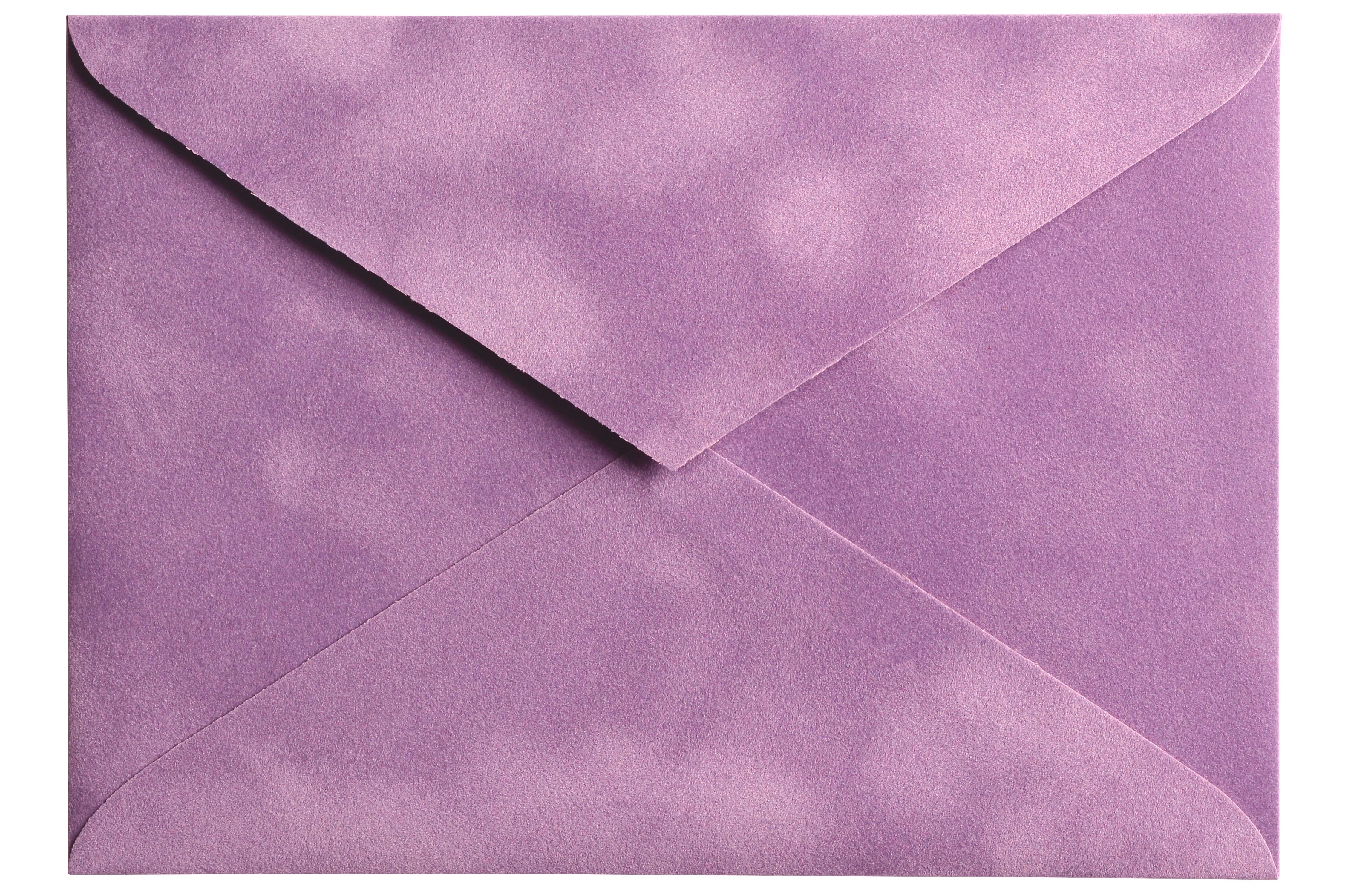 Конверт для денег С6 бархатный с легким мраморным эффектом 11,4х16,2 см Сиреневый (366879705)