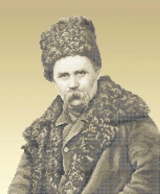 Вышивка бисером Тарас Шевченко ПЛ-021 34х41 см