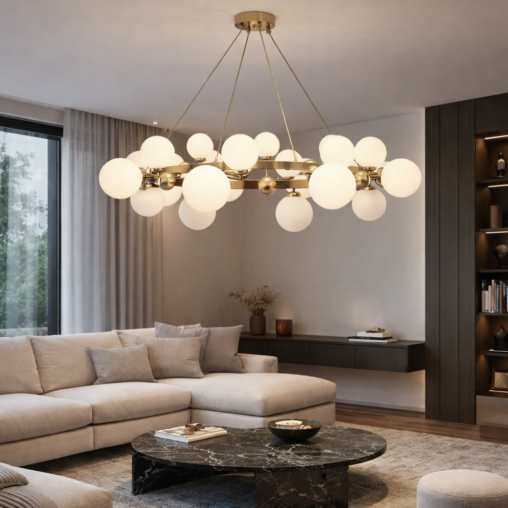 Люстра Brass Globe Ring G9 24 ламп (20253/24)