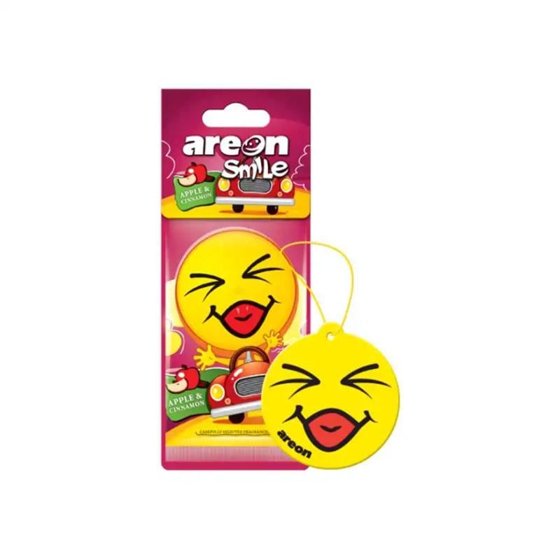 Ароматизатор Areon Smile Яблоко/Корица картонная подвеска (077699)