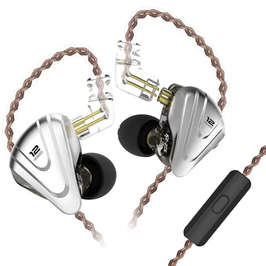 Наушники проводные Knowledge Zenith ZSX Terminator с микрофоном шестидрайверные Black (17969785)