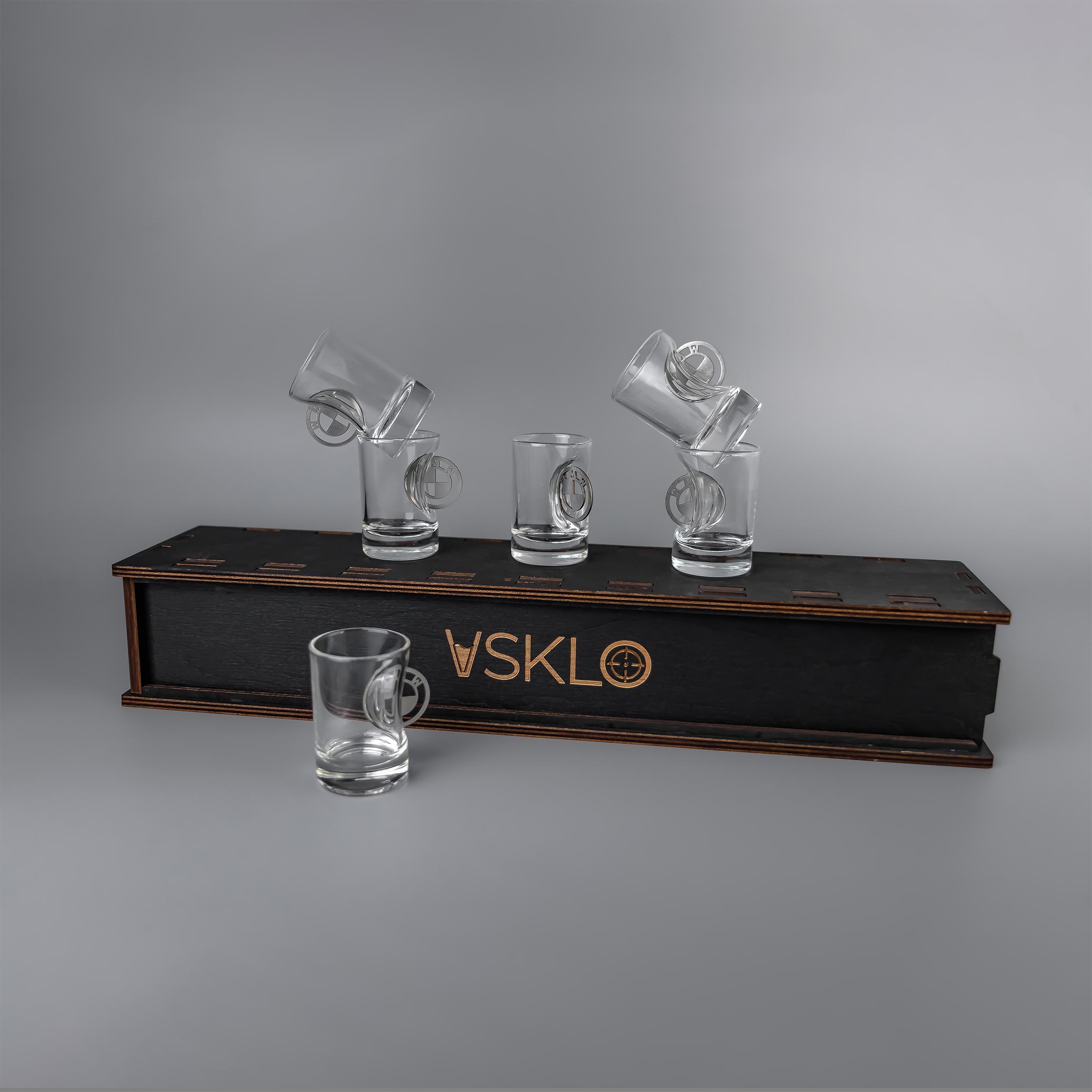 Набор рюмок на подставке BMW с упаковкой (24843161) - фото 4 Набор рюмок на подставке BMW с упаковкой (24843161) - фото 4