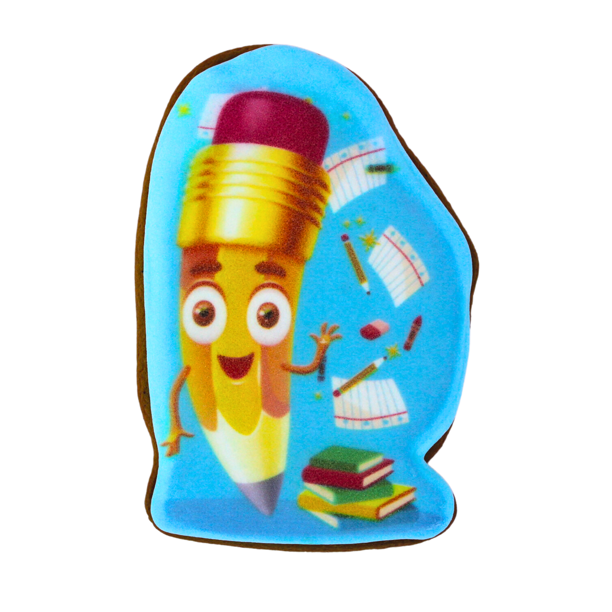 Пряник с принтом Крафт Печиво День Знаний Карандаш 45 г