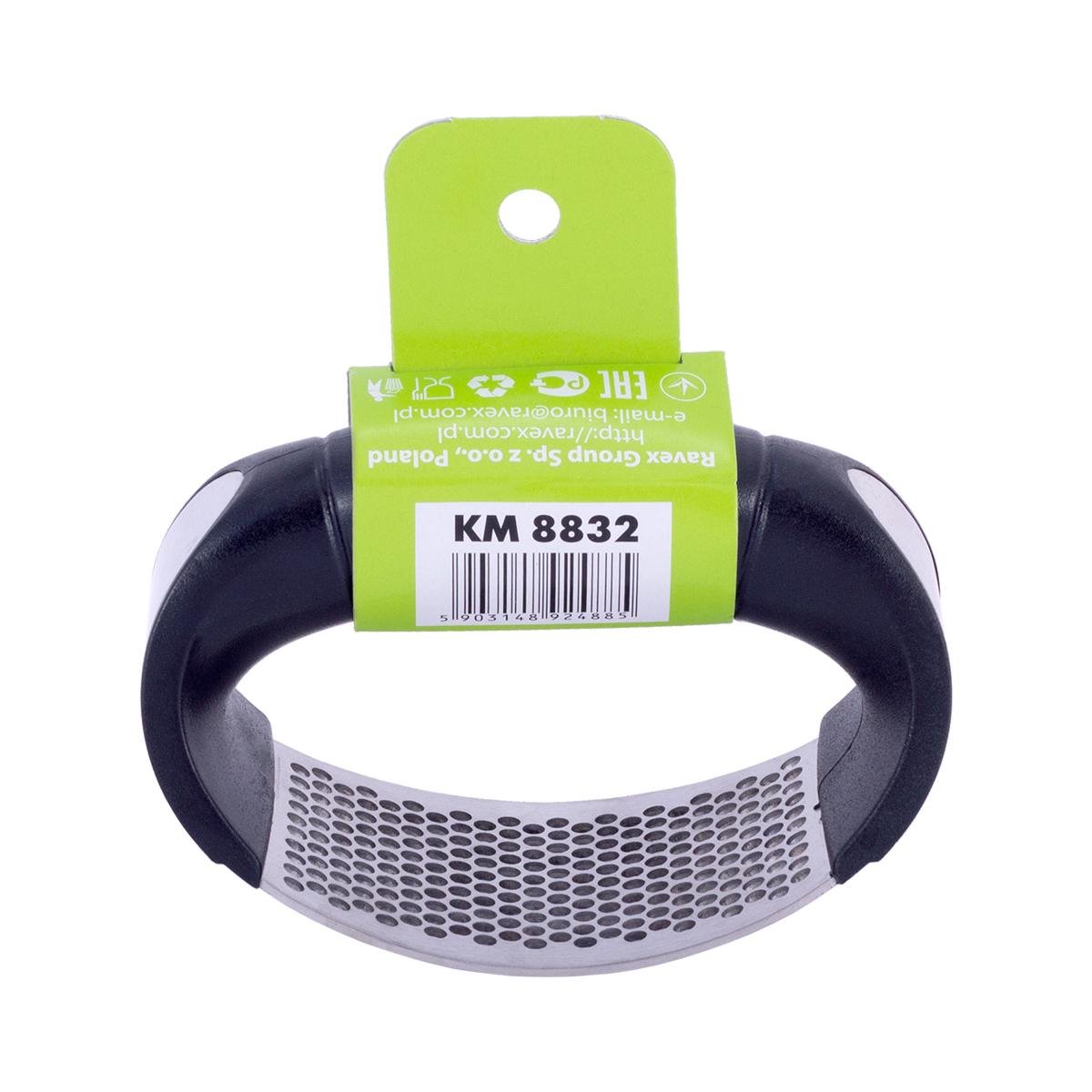 Пресс для чеснока Kamille из нержавеющей стали с ручкой (8832)