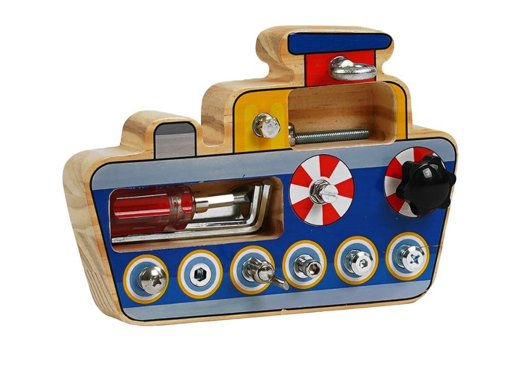 Лодка 4FUN Game Club Wood отвертка/шестигранник/болты Multicolor (134463)