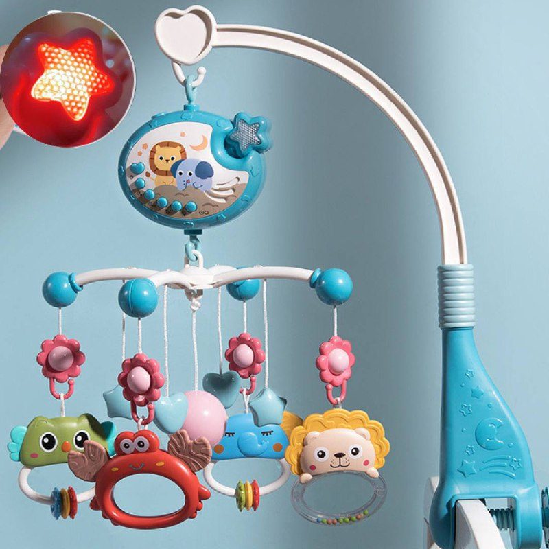 Музыкальный проектор мобиль-ночник/карусель с подвесными элементами Солнечный Зайчик PL-724-89 (2536344153) - фото 3 Музыкальный проектор мобиль-ночник/карусель с подвесными элементами Солнечный Зайчик PL-724-89 (2536344153) - фото 3