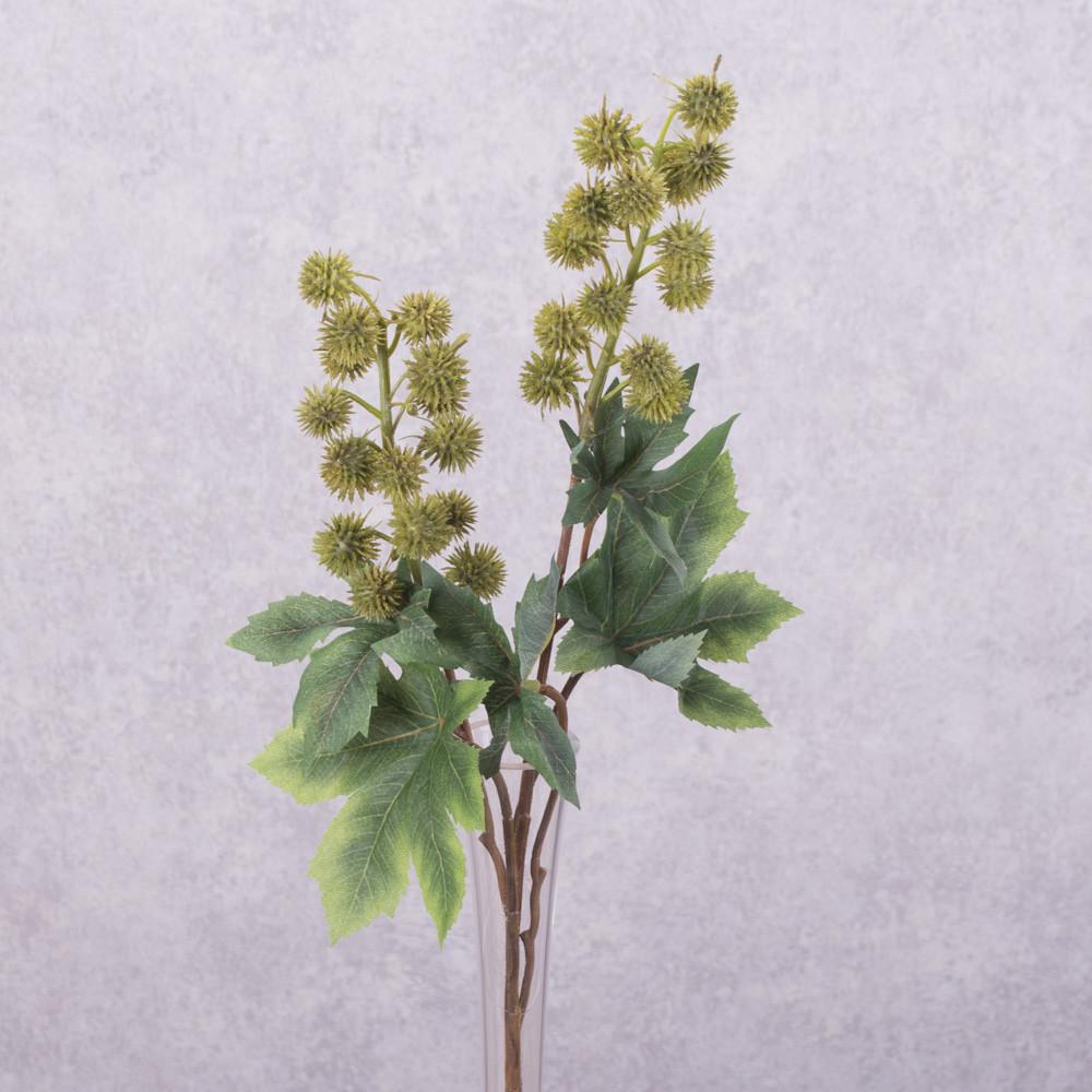 Искусственный цвет каштана латексный Зеленый (2548-3)