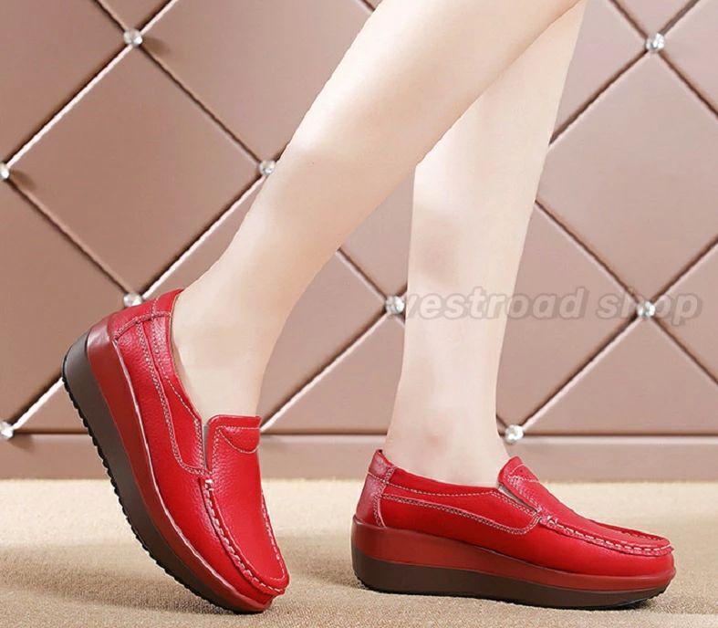 Мокасини жіночі Comfortly р. 37 Червоний (00-0695) - фото 3 Мокасини жіночі Comfortly р. 37 Червоний (00-0695) - фото 3