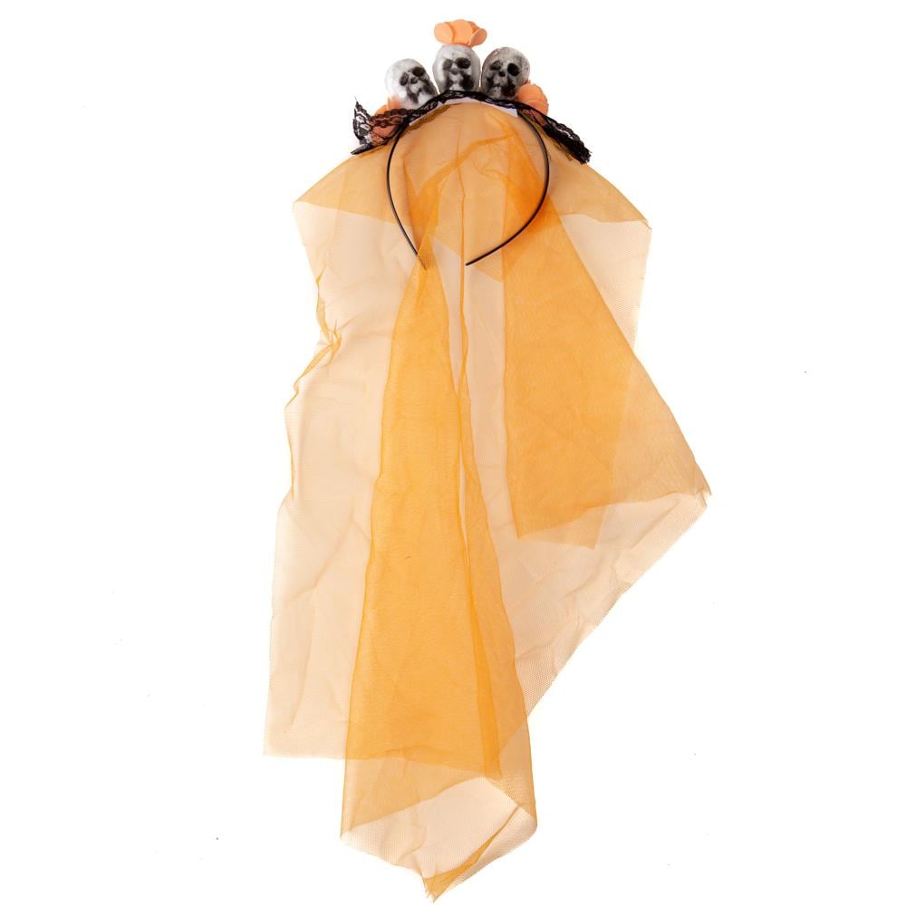 Ободок на Хеллоуин Elisey Невеста вампира Оранжевый (8810-056)