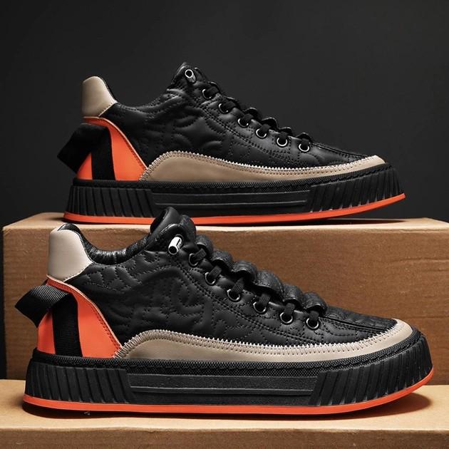 Кеды Grogu стелька 275 мм р. 44 Black/Orange - фото 4