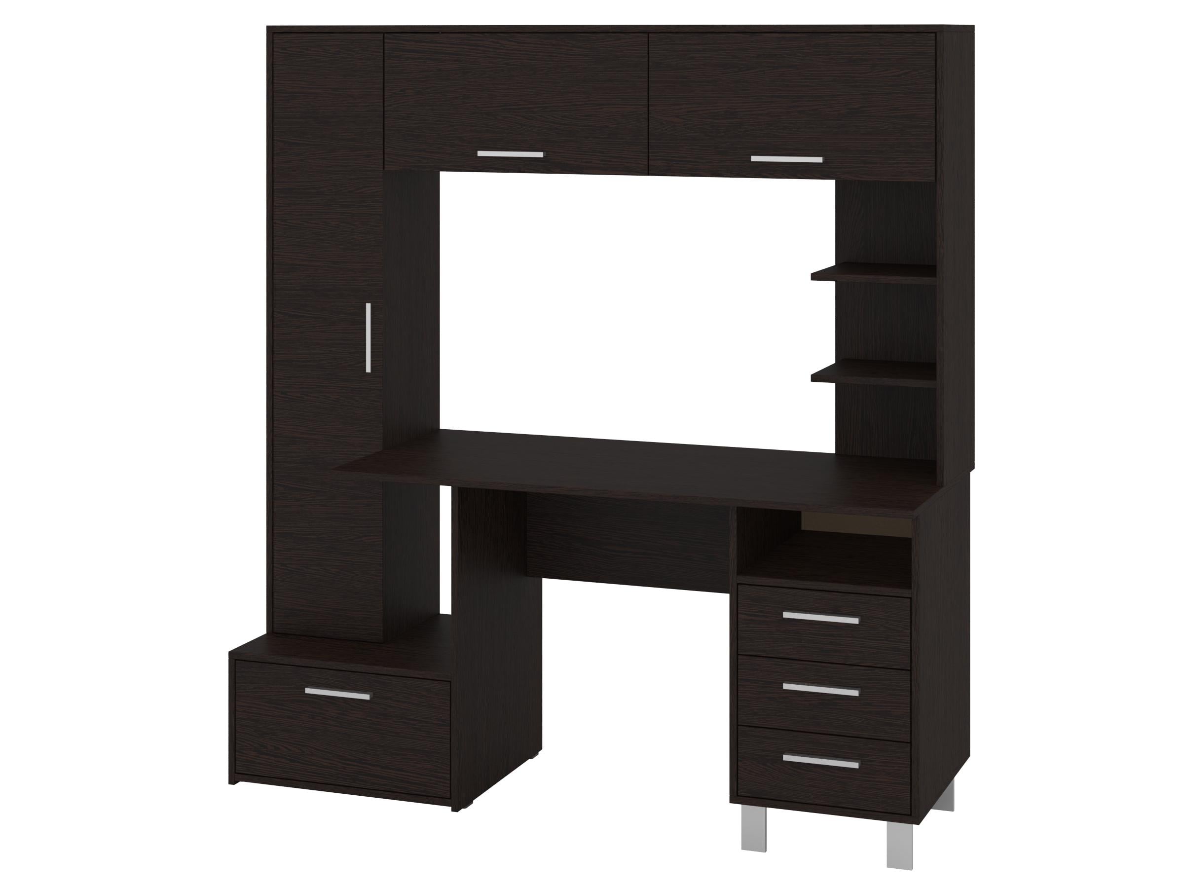 Письменный стол PEHOTIN Драйв 160х60х75/172,5 см Венге (PN-101331)
