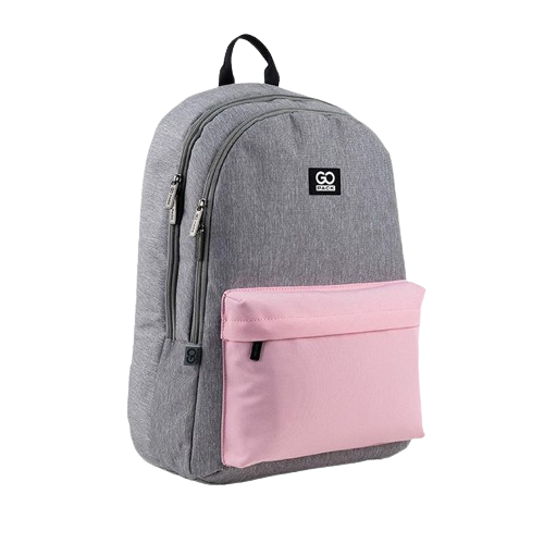 Рюкзак GoPack Education Teens Серо-розовый (GO24-140L-1)