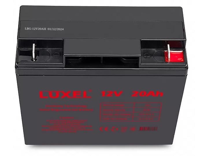 Аккумуляторная батарея гелевая Luxel 12V 20 Ah 5,4 кг (LBG-12V20Ah)
