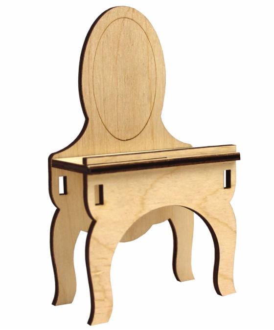 Заготовка для декупажа ROSA TALENT Кукольная мебель Туалетный столик 2 7х4х12 см