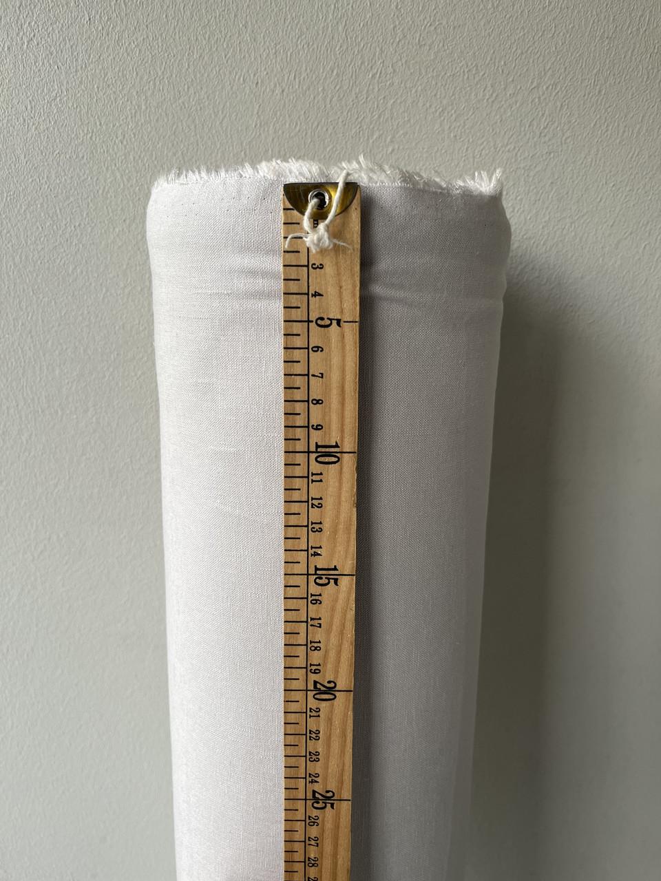 Ткань костюмная LINEN PLUS льняная 143 см 530 Светло-серый - фото 5