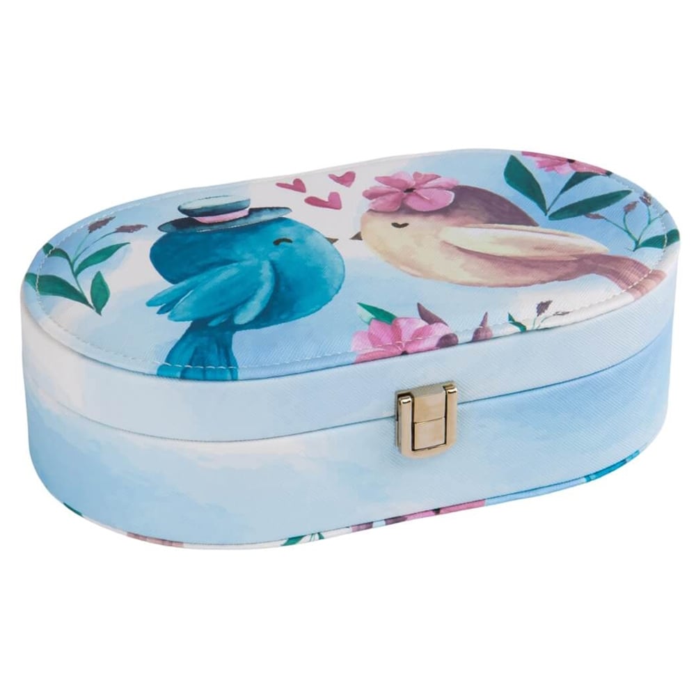 Ящик для украшений Elisey Сокровищница красоты 13,5х22,5х7 см Голубой (9065-001)