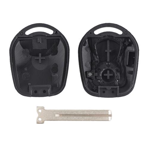 Заготовка-корпус для ключа запалювання автомобіля під чіп 2 кнопки для SsangYong RX7 Rexton Black (510073) - фото 3 Заготовка-корпус для ключа запалювання автомобіля під чіп 2 кнопки для SsangYong RX7 Rexton Black (510073) - фото 3