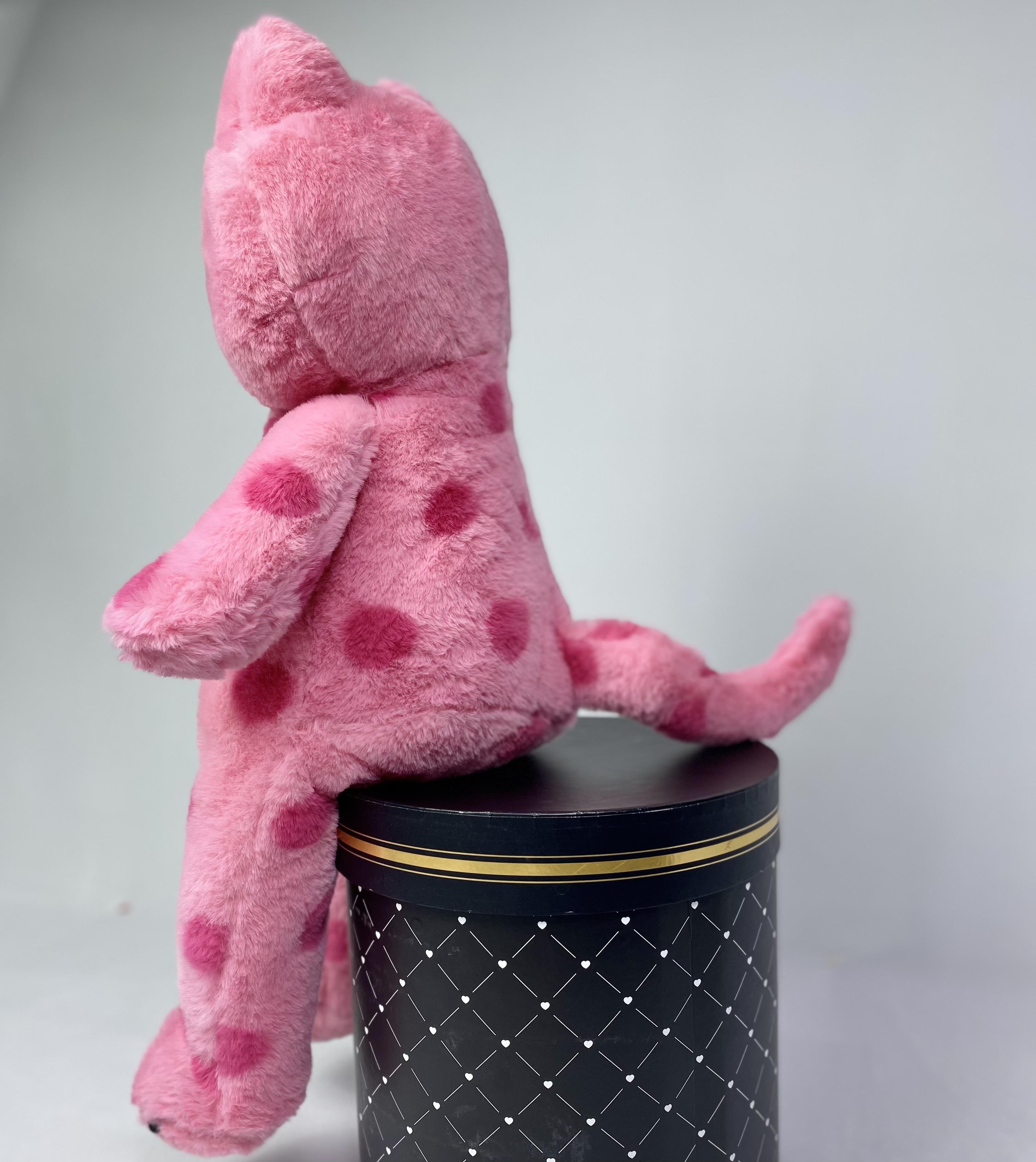 Мягкая игрушка Кот-Горох 55 см Розовый (E33152) - фото 2 Мягкая игрушка Кот-Горох 55 см Розовый (E33152) - фото 2