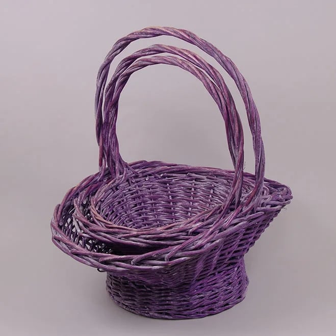 Комплект кошиків з лози Flora 3 шт. (8705)