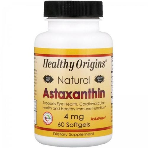 Астаксантін Healthy Origins Astaxanthin Natural 4 мг 60 Softgels