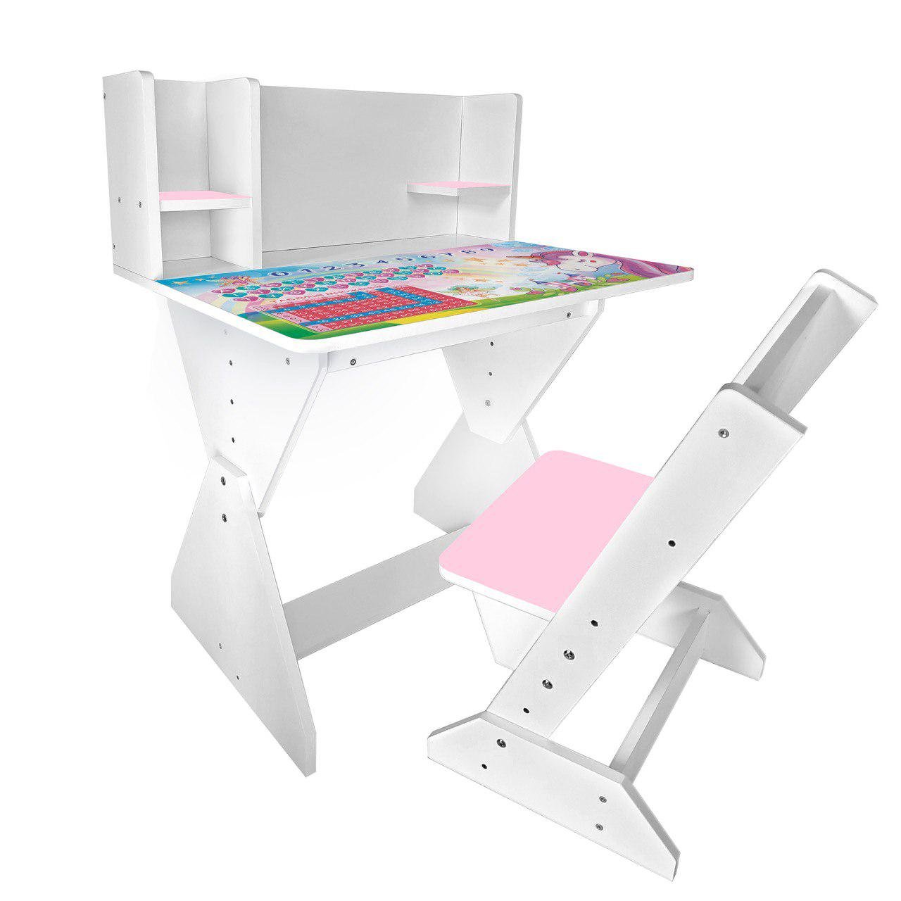 Парта зі стільчиком Єдиноріг П03 зі збільшеною стільницею для дистанційного навчання (251121) - фото 1 Парта зі стільчиком Єдиноріг П03 зі збільшеною стільницею для дистанційного навчання (251121) - фото 1