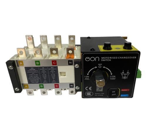 Перемикач навантаження моторизований EON ELECTRIC ECS 4х100A 4P 220V AC (ECS4100M)