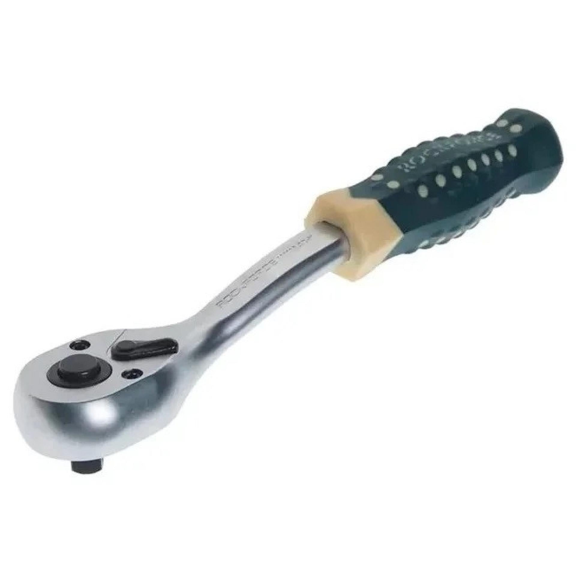 Трещотка реверсивная усиленная изогнутая Rock Force RF-802422 1/2" 72 зубца 1 шт. (RF-802422)