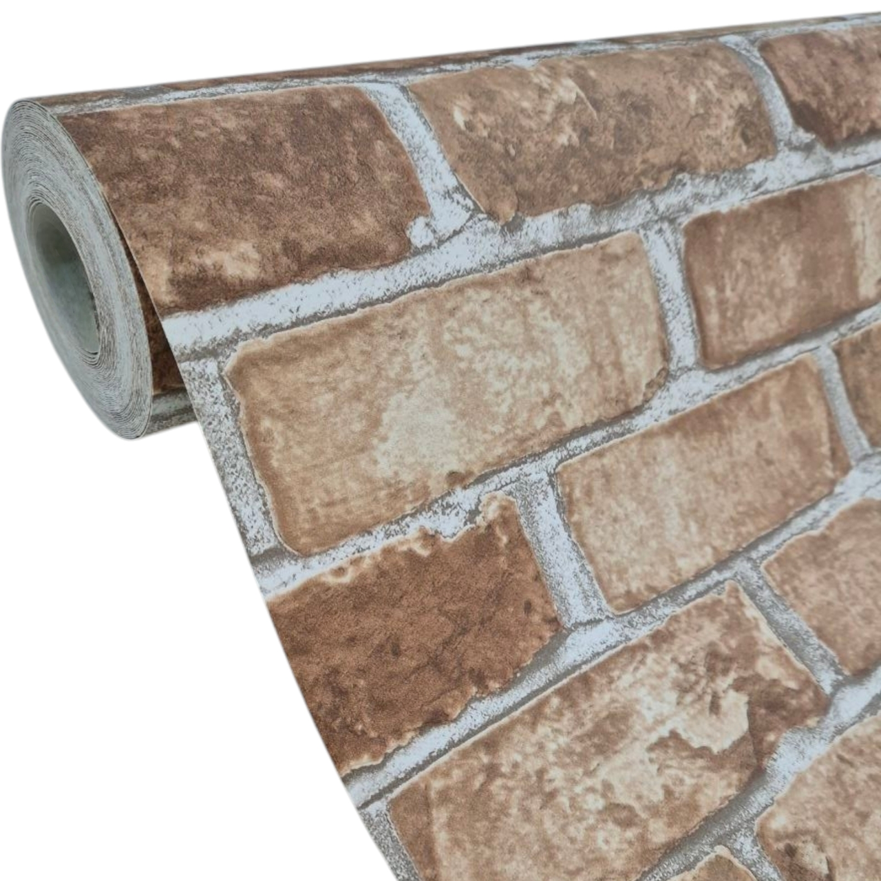 Шпалери вінілові на паперовій основі Слов'янські шпалери 5522-02 цегляні для кухні/коридору вітальні 0,53x10,05 м Коричневий (2473638207)