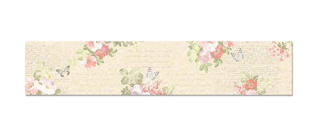 Наклейка виниловая на кухню Zatarga Цветочный винтаж 600х3000 мм (1283915231)