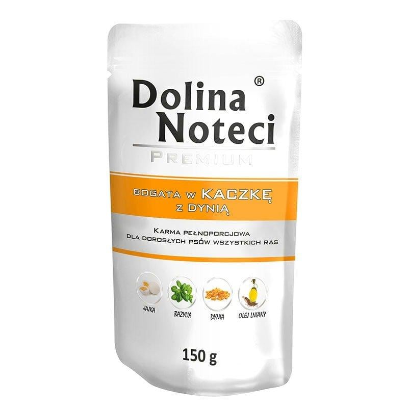 Блок влажного корма для собак всех пород Dolina Noteci Premium с уткой и тыквой в паучах 10 шт. 1500 г (1736323558)