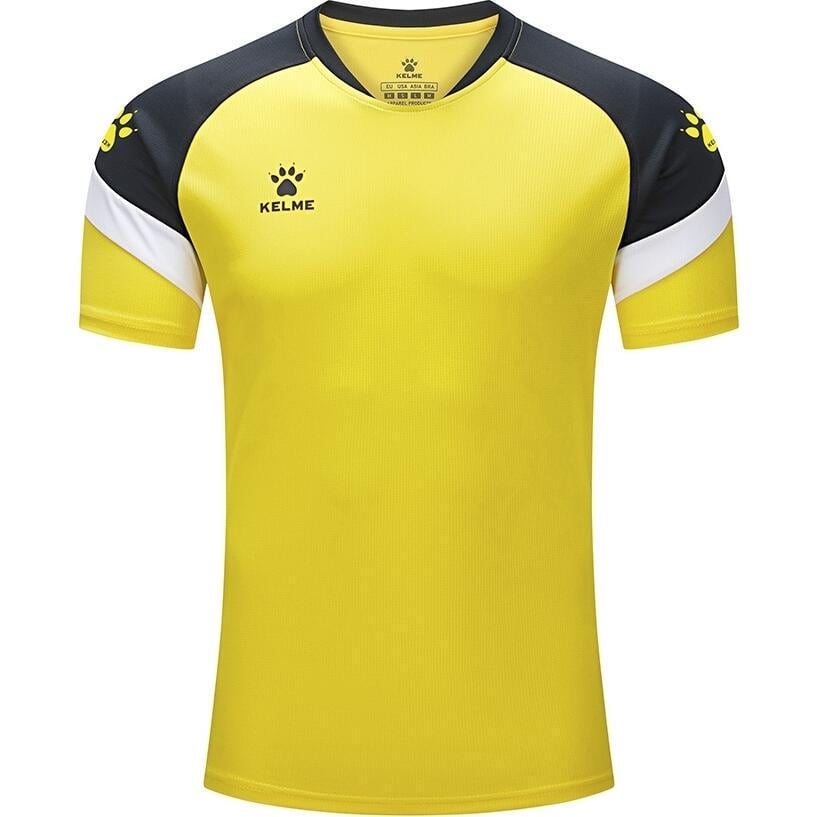 Футболка Kelme BRAVO 7351TX1092.9712 3XL Желто-черный (44473-57)