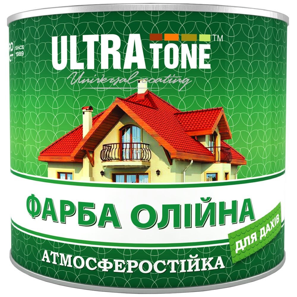 Фарба олійна ULTRAtone для дахів 60 кг Зелений (3749)