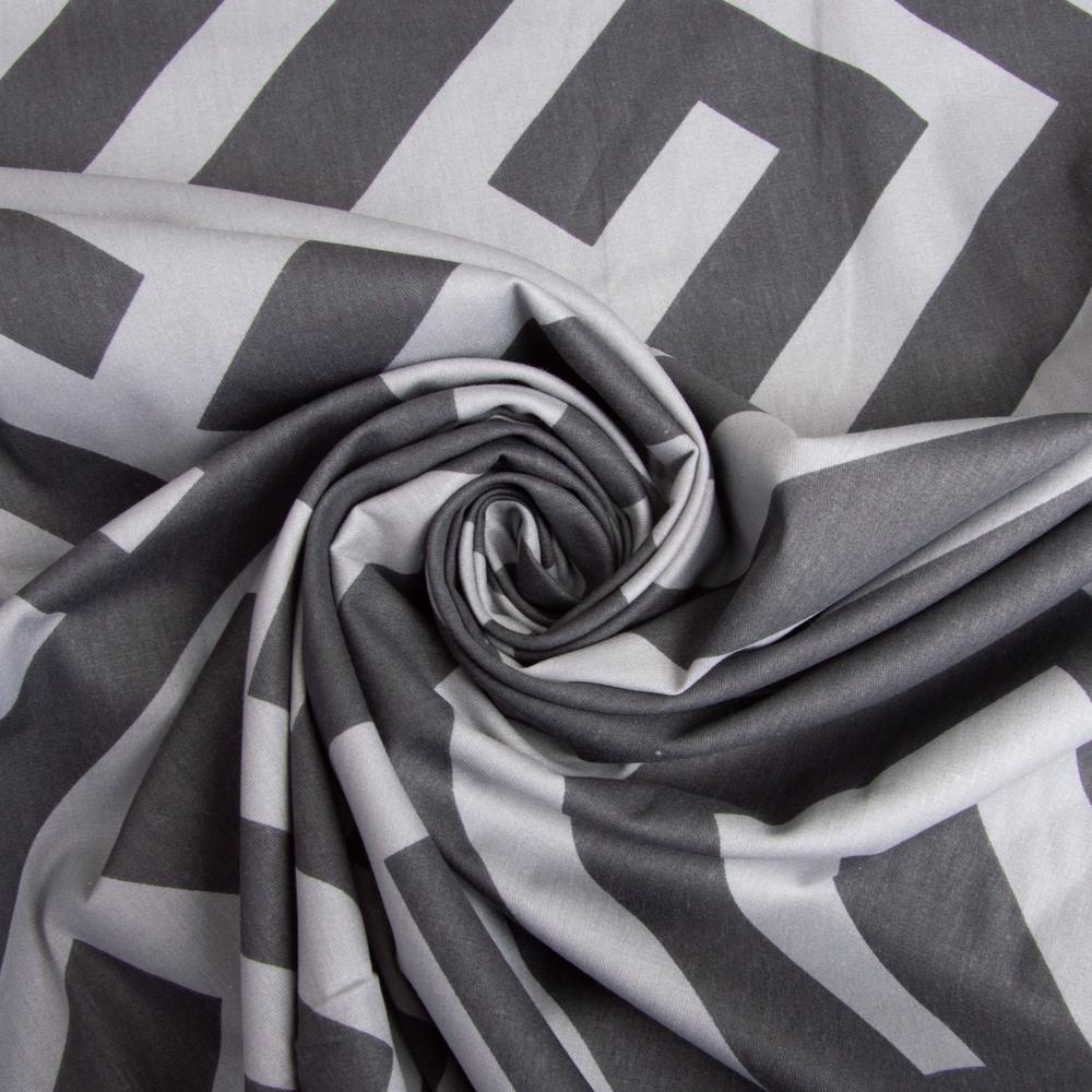 Ткань хлопок сатин для постельного белья ВТ-406А граффити 120 гр/м2 (26124)