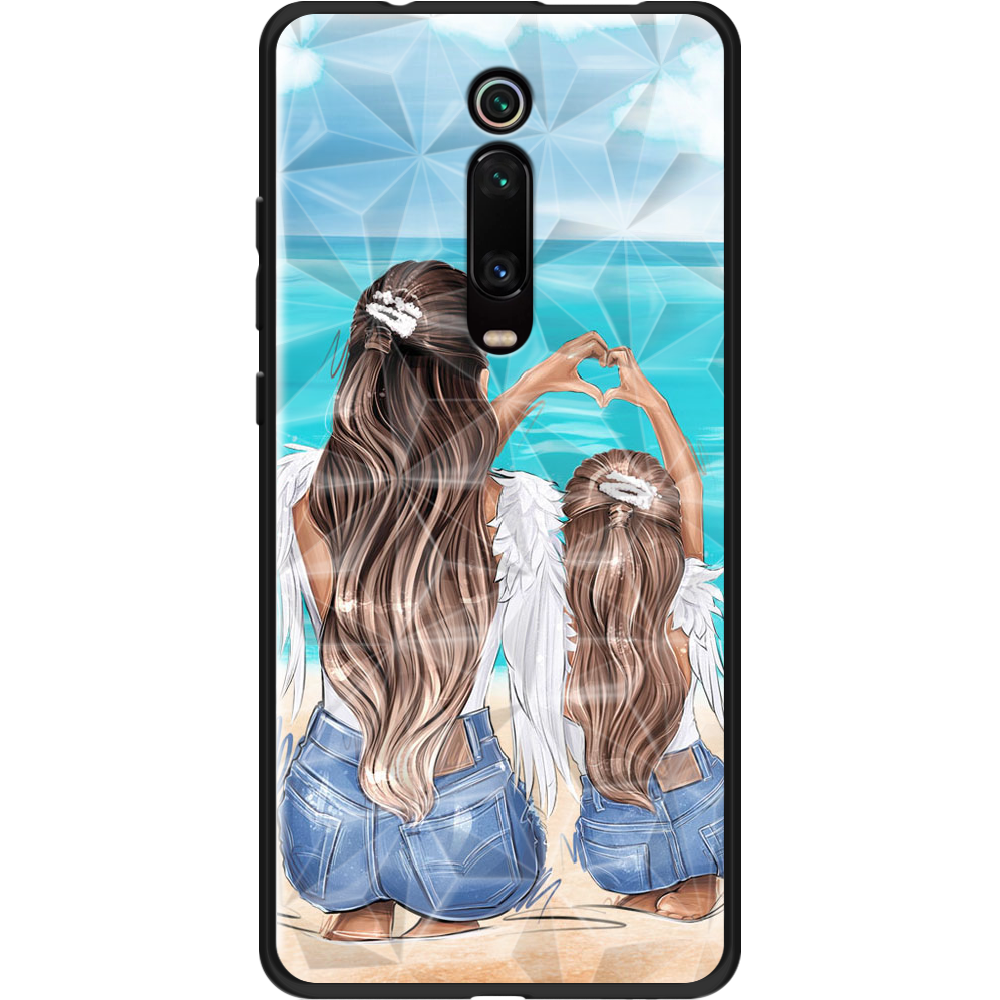 Чохол BoxFace Xiaomi Mi 9T / Mi 9T Pro Family Vacation Чорний силікон із призмою (37376-up2380-37866)