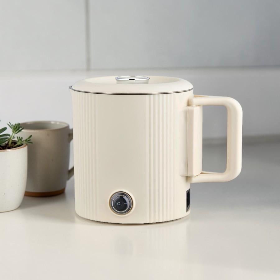 Электрочайник-кастрюля дорожный Maestro MR-009-BEIGE 2в1 0,8 л Бежевый (32648062)