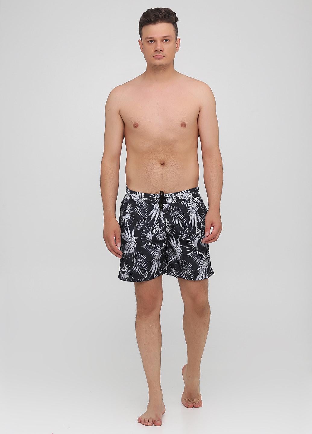 Шорты Limon 5002560370x16 мужские М Черно-белый (177275)