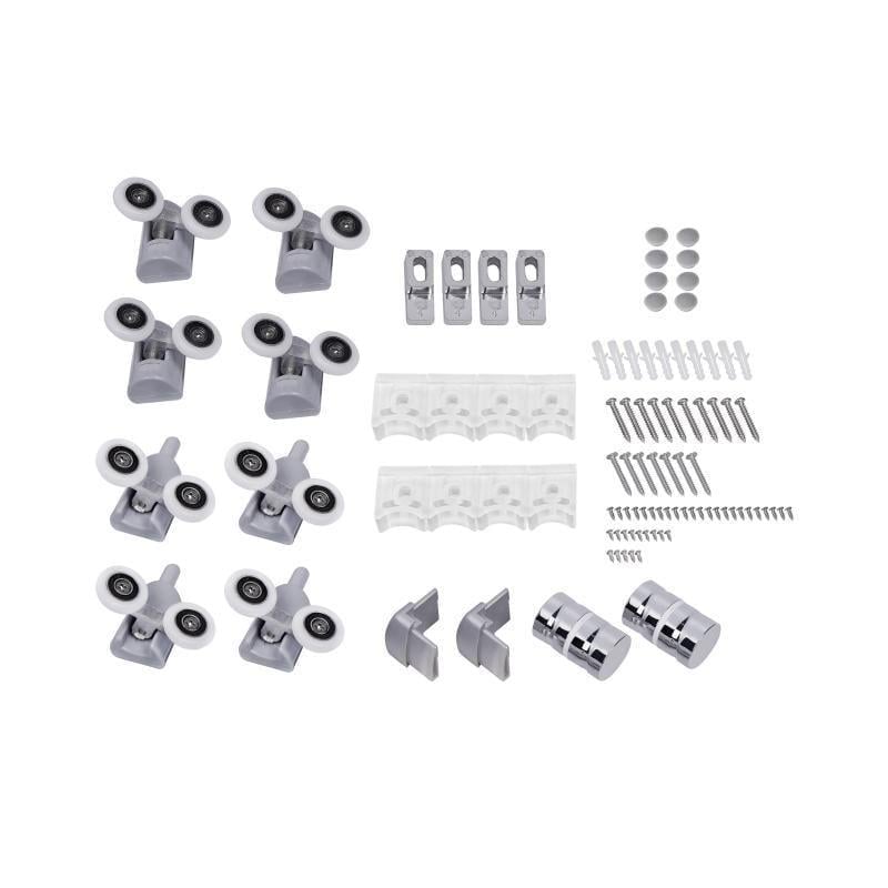 Душова кабіна Lidz Wawel SC90x90.SAT.LOW.FR Frost без піддона (SD00047622) - фото 7